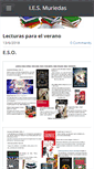 Mobile Screenshot of iesmuriedas.com